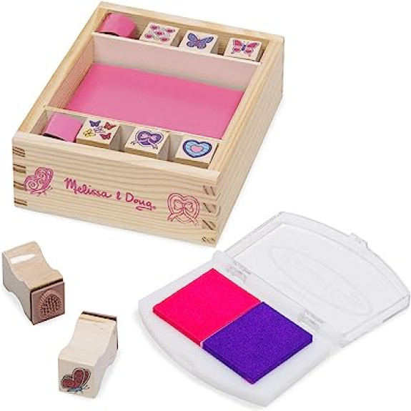 Melissa and Doug Butterfly and Hearts Stamp Set